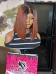 10" SDD Cajun Brown Wig with 2x6 Closure, 200g - 1