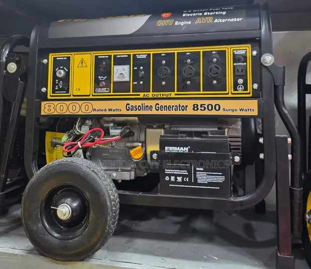 Firman FPG8800E2 8.5kva Petrol Generator (Brand New) - 1