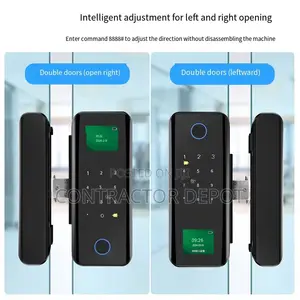 Smart Door Lock: Face, Fingerprint, Card, Keypad, App