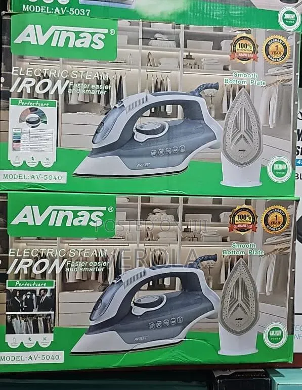 New AVinas Electric Steam Iron (Model: AV-5040) - 1
