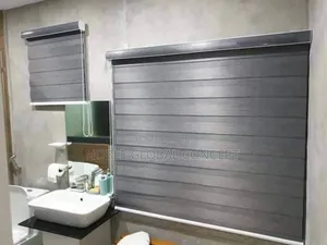 Brown Day and Night Blinds