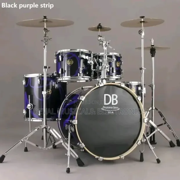 DB Drums 5-Piece Professional Drum Set - 1