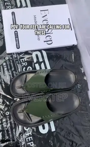 Everstep Premium Men's Leather Slides