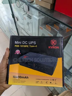 Kvron 10400mAh Mini DC UPS