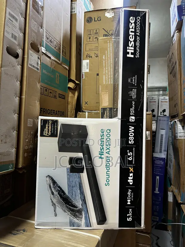 Hisense AX5100Q 5.1 Channel Dolby Atmos Soundbar - 1