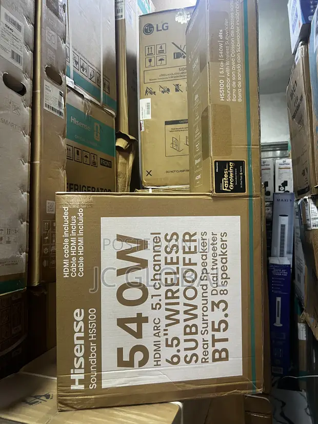 Brand New Hisense 5.1ch Soundbar with Wireless Subwoofer - 1