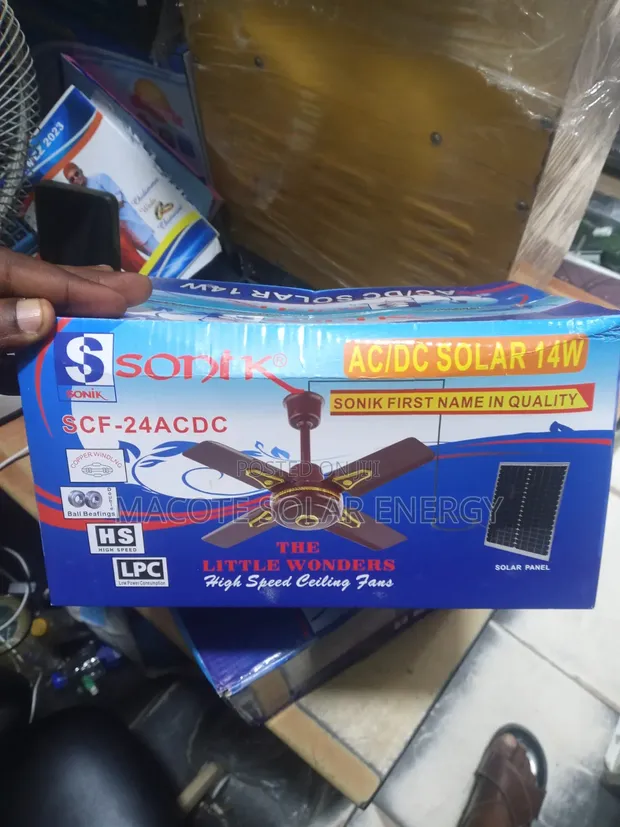 Sonik AC/DC Solar Ceiling Fan - 1