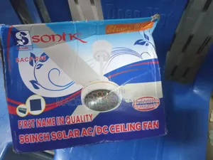 Sonik 56" Solar Ceiling Fan - Brand New