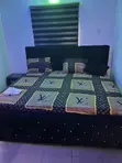 Vitafoam Grand Mattress with Bed Frame and Bedside Table - 1