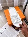 Louis Vuitton White Slides - Size 44/45 - 1