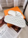 Louis Vuitton White Slides - Size 44/45 - 2