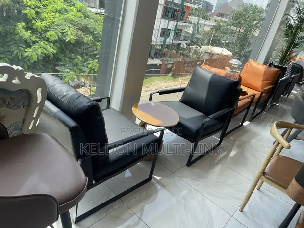 Balcony Single Seater Leather Chair - 1