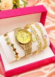 Luxury Ladies Watch Set - White Ceramic Case - 3