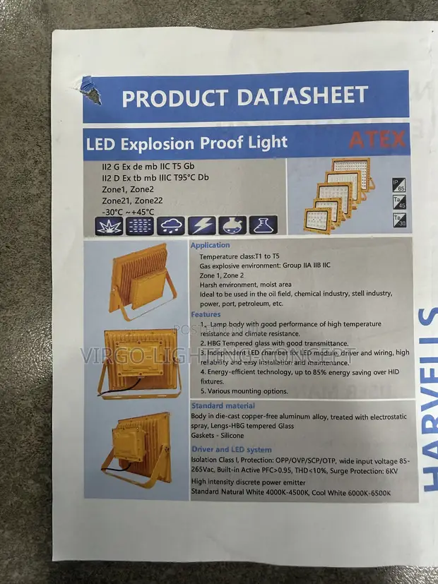 ATEX LED Explosion-Proof Flood/High Bay Light (100-150W) - 1