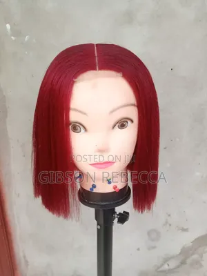 Wine Colour Wig with 2x6" Closure