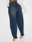 Mama's Washed Blue Loose Casual Harem Jeans - XXL - 1