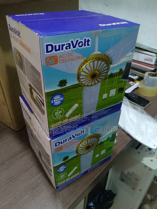 Dura Volt 56" AC/DC Ceiling Fan - Brand New - 1
