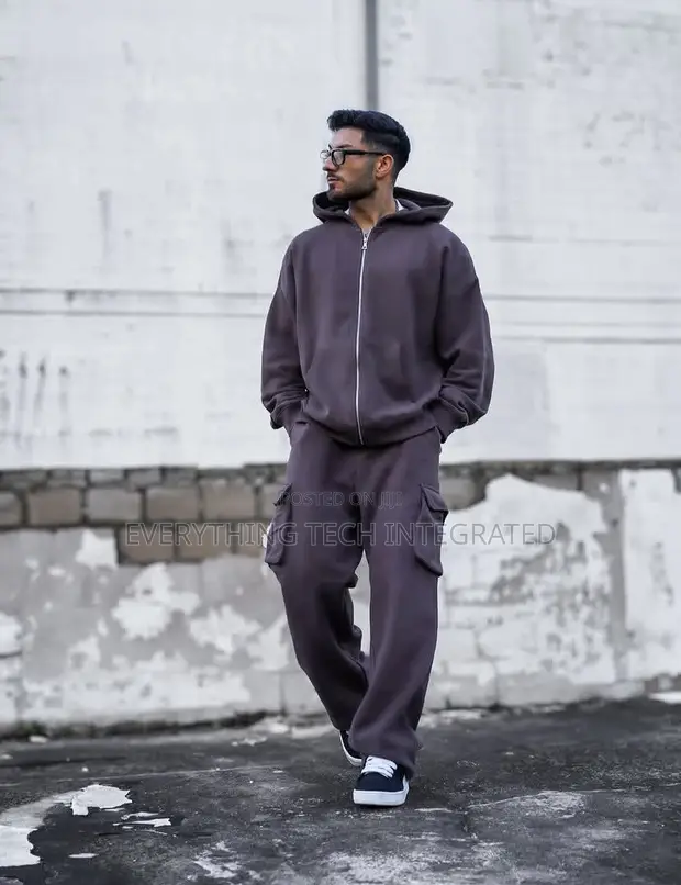 City Quality Zipped Hoodie with Joggers Pant - 1