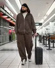 City Quality Zipped Hoodie with Joggers Pant - 2
