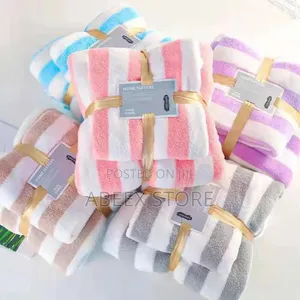 Saitin Kyautar Towel: Towel Wanka + Towel Fuska + Akwatin Kyauta
