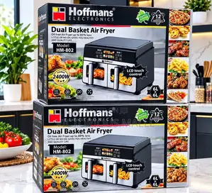 Hoffman 12L Dual Basket Air Fryer (Model 802)