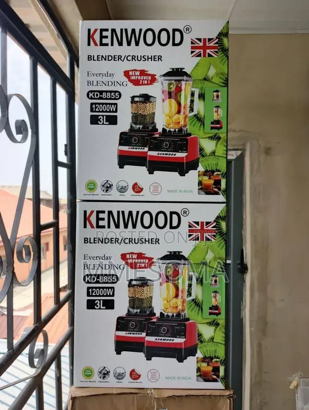 Kenwood Blender Kasuwanci 12000W, 3L, Ja - 1