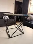 Home Interiors Center Table and Side Stool - 2