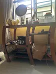 Wooden Side Table with 4 Compartments - 3