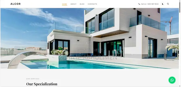 Real Estate Website for Property Agents | PageNaija Starter 01 - 1
