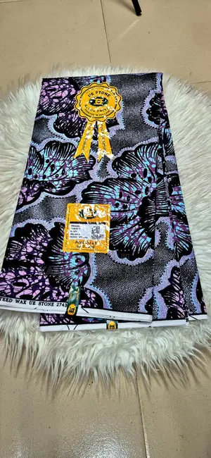 Stone Ankara Fabric (6/12 Yards)