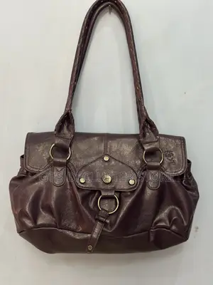 Vintage Plum Colored Big Capacity Bag