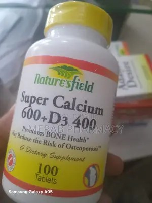Nature's Field Super Calcium 600mg + D3 Tablets (100 Kayan)
