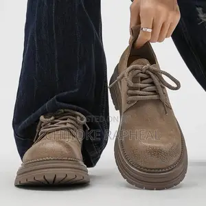 Balenciaga Chunky Vintage-Style Platform Derby Shoes
