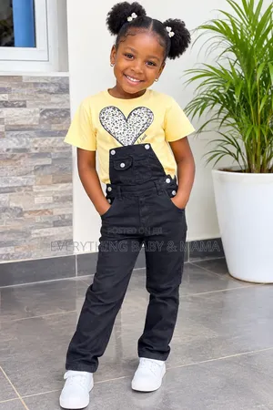 Angel Girls' Cotton & Denim 2-Piece Wears