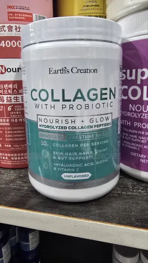 Earth's Creation Collagen with Probiotics Powder