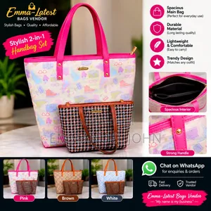 Louis Vuitton Tote Bag - Pink Genuine Leather