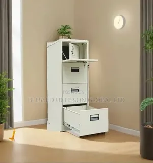 Babban Karfe 4-Drauwar Filing Cabinet tare da Safe