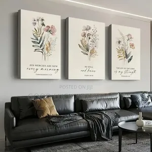3 Zane Na Art Ɗakin Kwana Na Kirista Mai Hoto