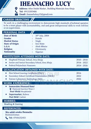 CV Sellarin Telemarketing - Lucy