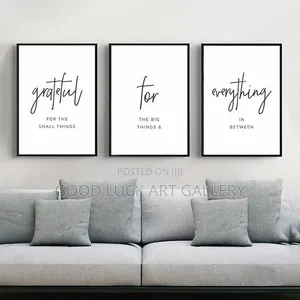 Set na 3 na Minimalist Acrylic Wall Art Frames