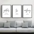 Set na 3 na Minimalist Acrylic Wall Art Frames - 1