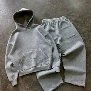 Boohoo Black Hoodie and Joggers Set - Unisex