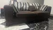Home Interiors 3-Seater Sofa - Brown Fabric - 1