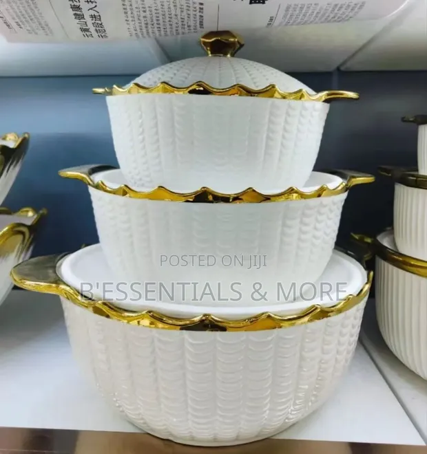 3-Piece Ceramic Dish Set - 1