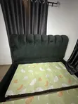 6x6 Bed Frame and Mattress - Used - 4