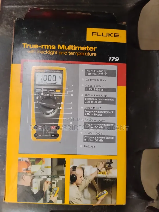 Fluke 179 True RMS Digital Multimeter with Temperature - 1
