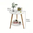 Modern 2-Tier Side Table - 1