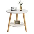 Modern 2-Tier Side Table - 2