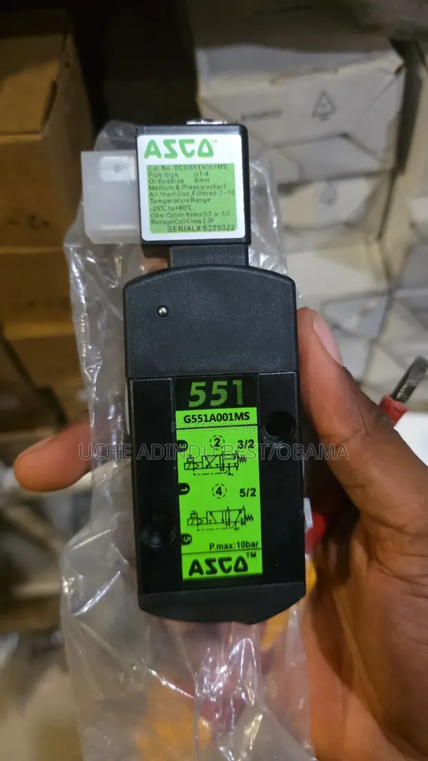Asco Solenoid Valve for Actuator 1/4" Thread - 1