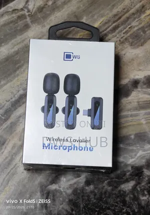 2-in-1 Wireless Lavalier Microphone + USB-C Adapter